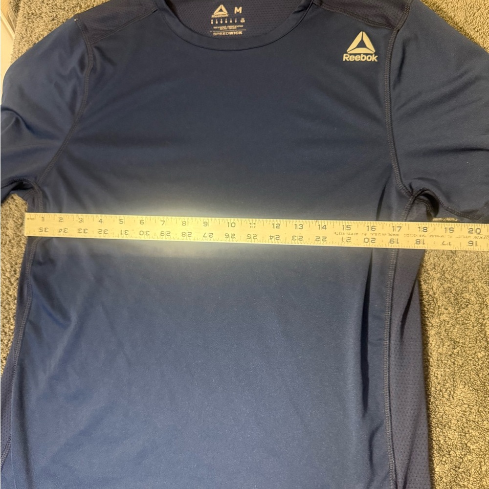 Reebok Navy Performance Tee - Picture 3 of 4